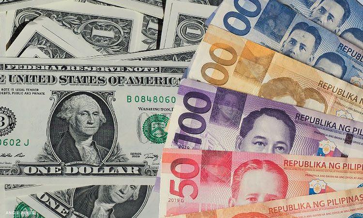 USD Converts to Philippine Peso Today